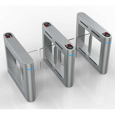 Contrôle de la porte de tournois de sécurité argentée contre la trappe arrière RFID/IC/lecteur de carte d'identité