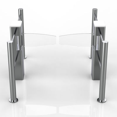 Portes électroniques en acier inoxydable 304 avec bouton/contrôle de carte IC pour un passage de 550 à 900 mm