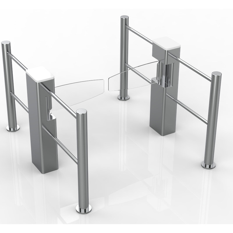 protection de la porte IP54 de tourniquet d'oscillation de l'acier inoxydable 1.5s avec l'interface de communication RS485/TCP/IP