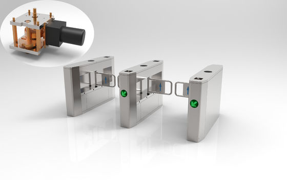 Porte multiple de tourniquet de contrôle d'accès d'oscillation de biométrie avec le lecteur de la reconnaissance RFID d'empreinte digitale